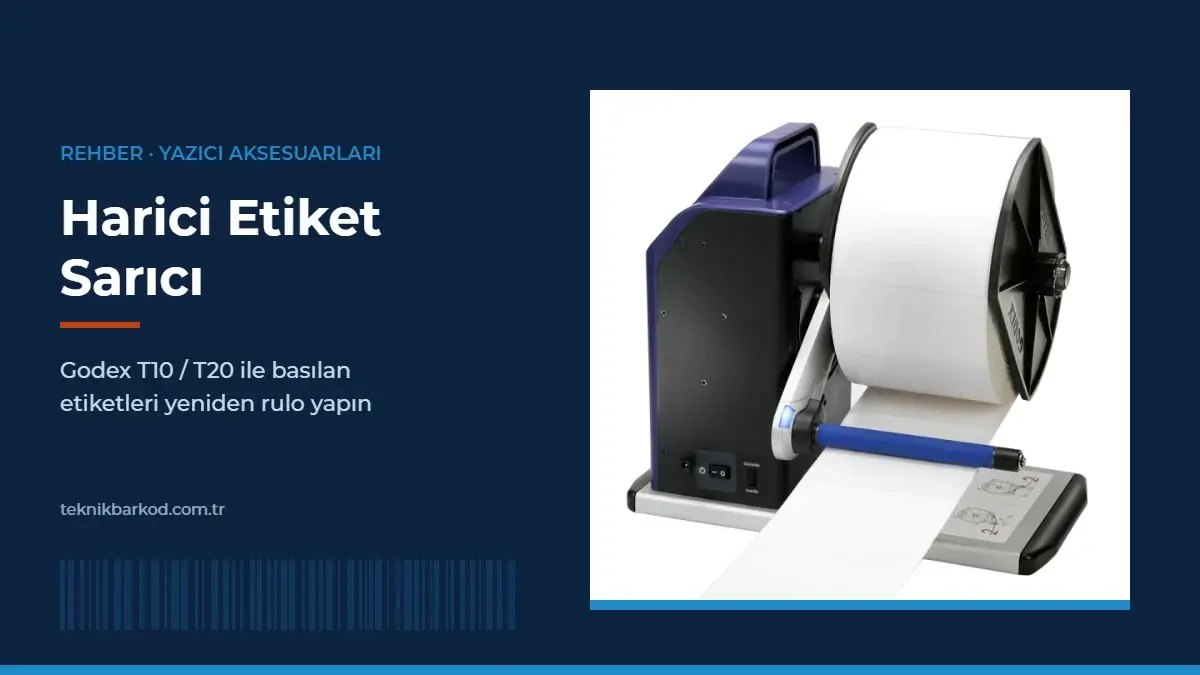 Godex T10/T20 Harici Etiket Sarıcı