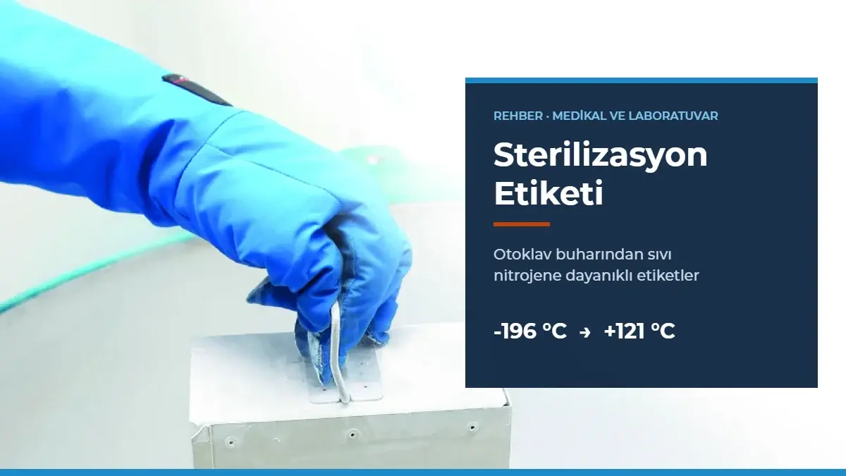 Tek Kullanımlık Sterilizasyon Etiketi