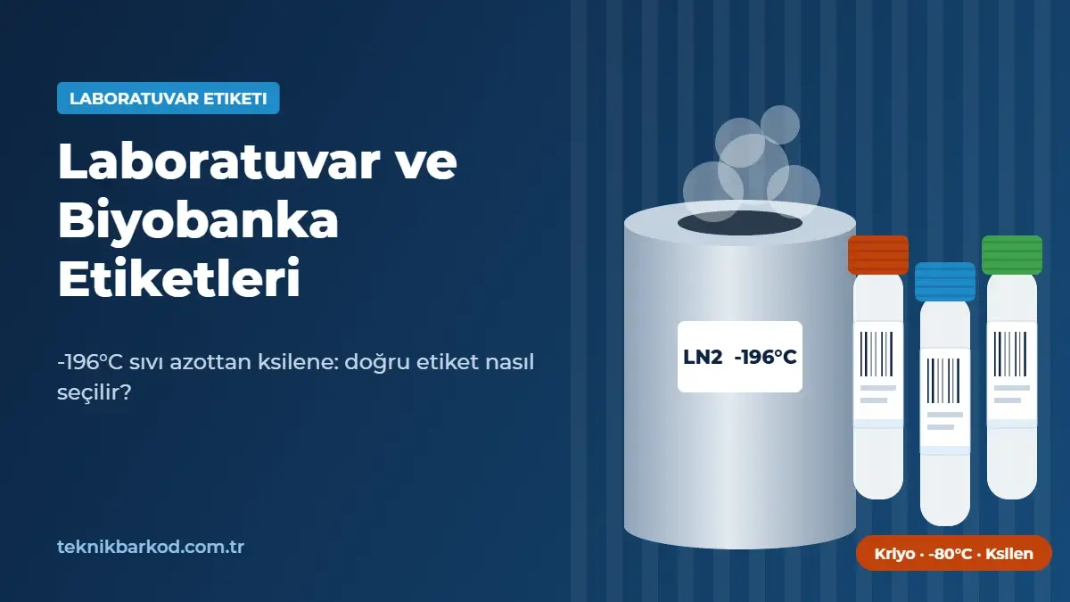 Laboratuvar ve Biyobanka Etiketleri: -196°C’den Ksilene Doğru Etiket Seçimi