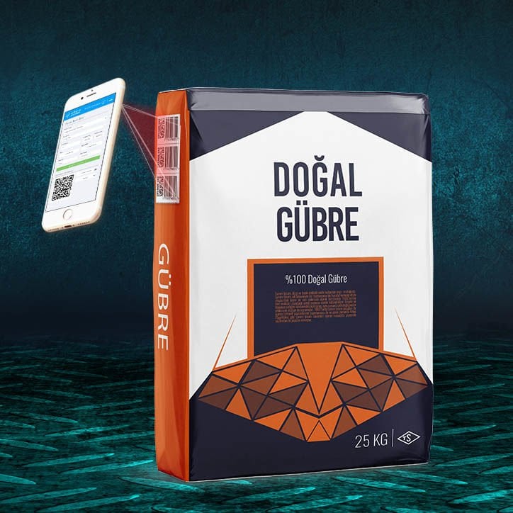 Gübre Takip Sistemi, gübrelerin paketleme aşamasında ürünün içerisine uygulanan karekod/barkod etiketlerle eşleştirilmesi yapılarak, her bir ürünün kimliklendirilmesi çalışmalarını kapsar.
