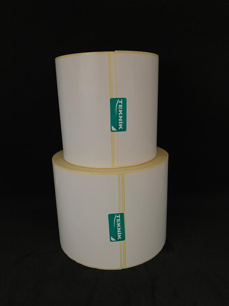 Smart Kuşe Barkod Etiketi 100x80mm