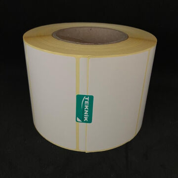 Smart Eko Termal Barkod Etiketi 100X100mm Koli (15 Rulo) Masura Çapı:76mm