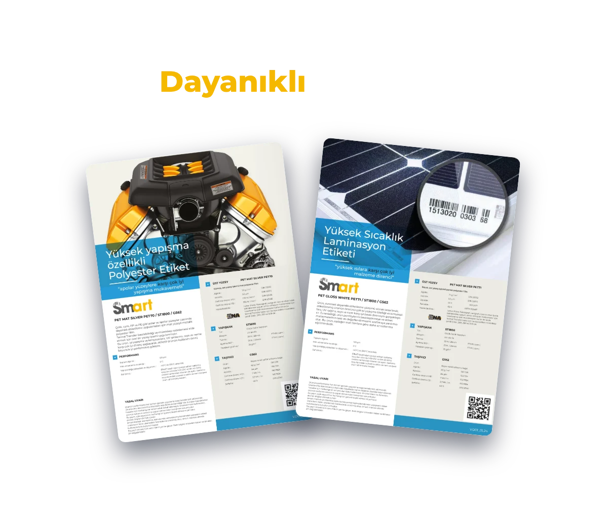Yüksek sıcaklığa dayanıklı Smart etiketler